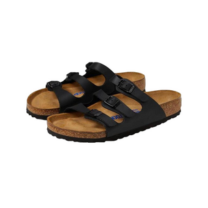 Birkenstock Betula Black Suede‎ Triple Strap Sandals 36 (US 6)